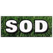 Signmission SOD BANNER SIGN landscape landscaper for sale grass seed farm grasses B-96 Sod